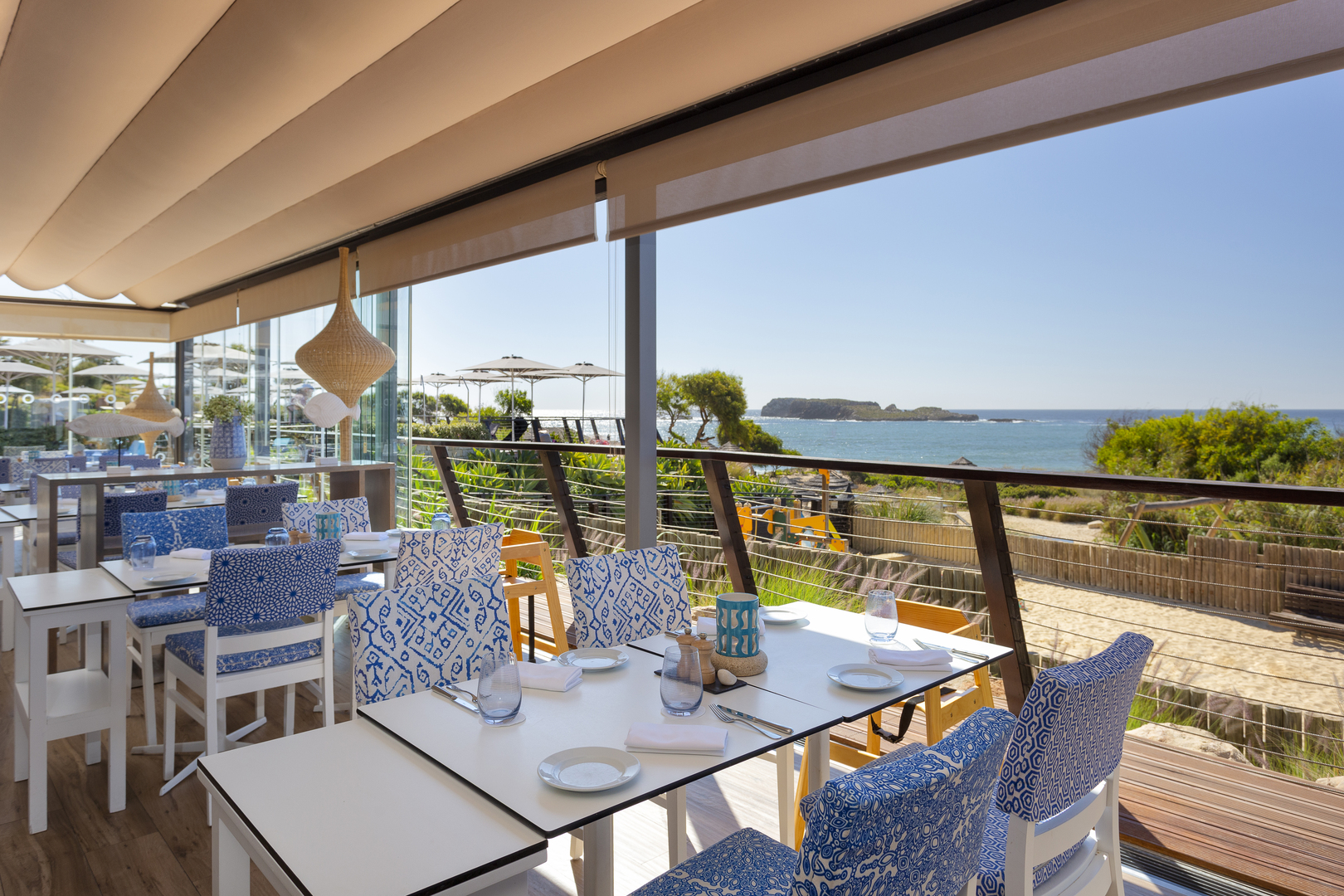 As Dunas restaurant at Martinhal Sagres resort in the Algarve, Portugal