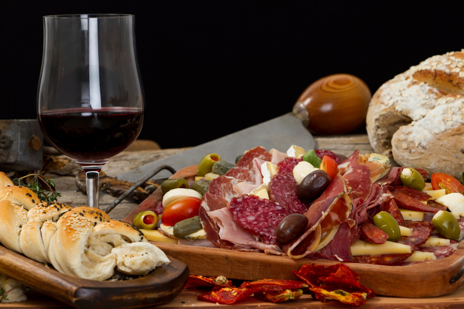 Array of Sicilian appetizers showcasing the rich culinary heritage of the island.